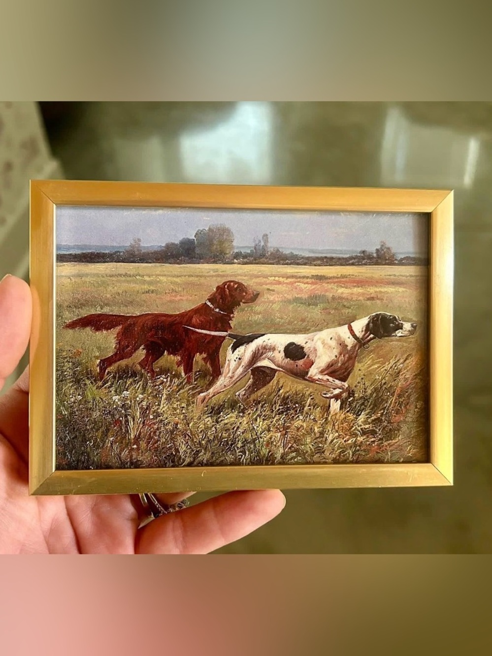 Framed Hunting Dog Print